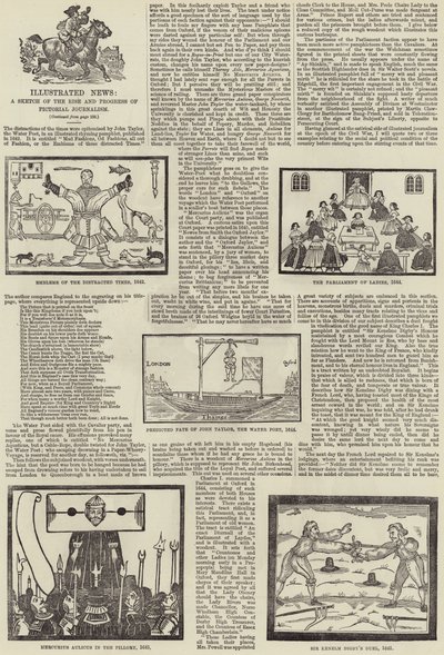 Illustrated News, a Sketch of the Rise and Progress of Pictorial Journalism by English School